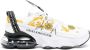 Versace Jeans Couture Chain Couture-print lace-up sneakers White - Thumbnail 1