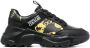 Versace Jeans Couture chain-link print leather low-top sneakers Black - Thumbnail 1