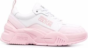 Versace Jeans Couture chunky leather sneakers White