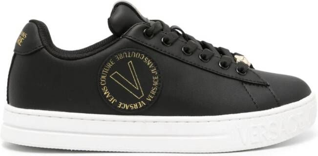 Versace Jeans Couture Court 88 leather sneakers Black