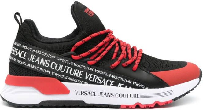 Versace Jeans Couture Dynamic panelled-design sneakers Black