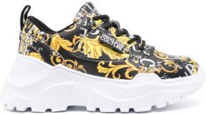 Versace Jeans Couture Fondo Speedtrack Logo Couture-print sneakers Black
