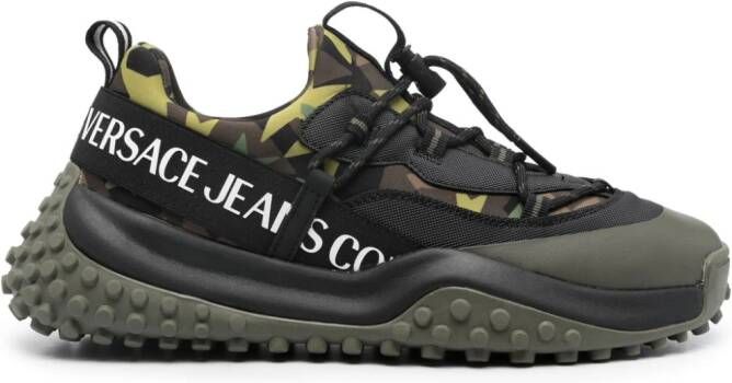 Versace Jeans Couture Hyber camouflage-print sneakers Green