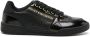 Versace Jeans Couture logo-debossed leather sneakers Black - Thumbnail 1