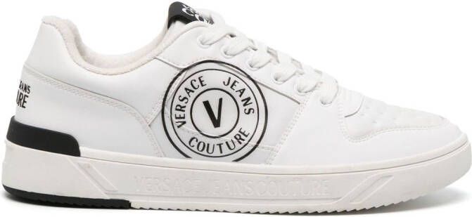 Versace Jeans Couture V-Emblem logo-print sneakers White