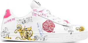 Versace Jeans Couture logo low-top sneakers White