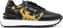 Versace Jeans Couture logo-patch almond-toe sneakers Black - Thumbnail 1