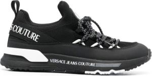 Versace Jeans Couture logo-patch low-top sneakers Black
