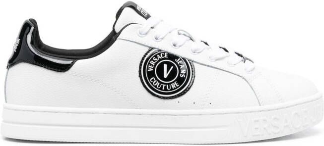 Versace Jeans Couture logo-patch low-top sneakers White