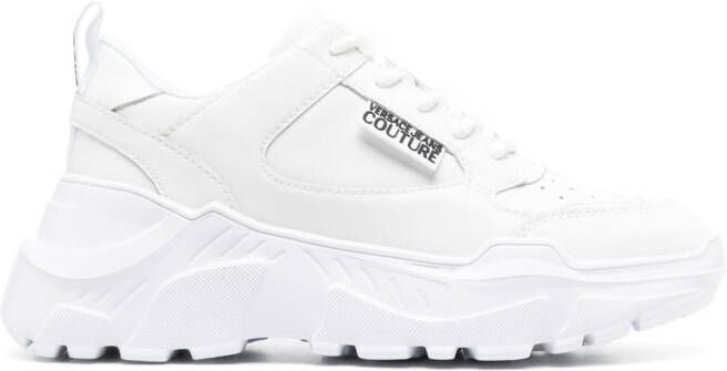 Versace Jeans Couture logo-patch low-top sneakers White