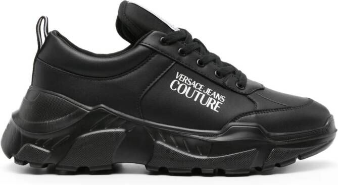 Versace Jeans Couture logo-print chunky sneakers Black