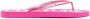 Versace Jeans Couture logo-print glitter flip flops Pink - Thumbnail 1