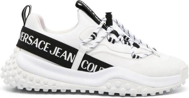 Versace Jeans Couture logo-print lace-up sneakers White