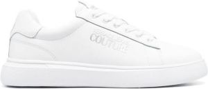 Versace Jeans Couture logo-print lace-up sneakers White