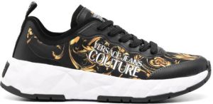 Versace Jeans Couture logo-print lace-up sneakers Black