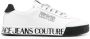 Versace Jeans Couture logo-print leather low-top sneakers White - Thumbnail 1