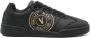 Versace Jeans Couture logo-print leather sneakers Black - Thumbnail 1