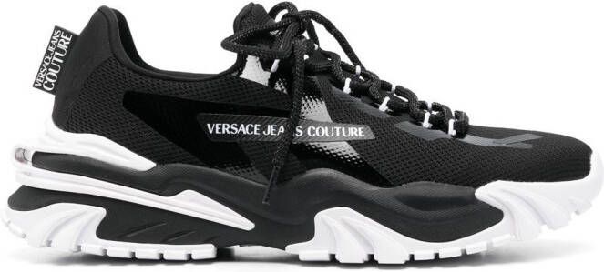 Versace Jeans Couture logo-print low-top sneakers Black