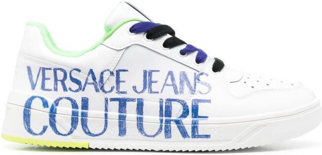 Versace Jeans Couture logo-print low-top sneakers White