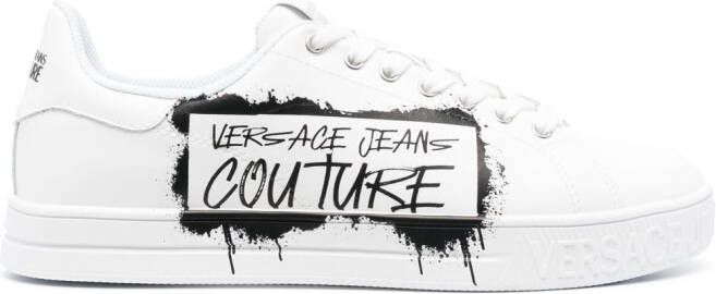 Versace Jeans Couture logo-print low-top sneakers White