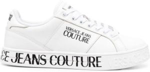 Versace Jeans Couture logo print trainers White