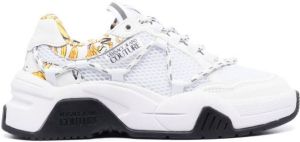 Versace Jeans Couture mesh-panel low-top sneakers White
