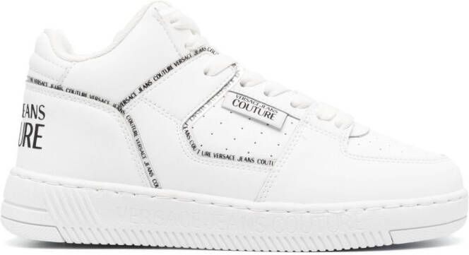 Versace Jeans Couture Meyssa logo-print high-top sneakers White