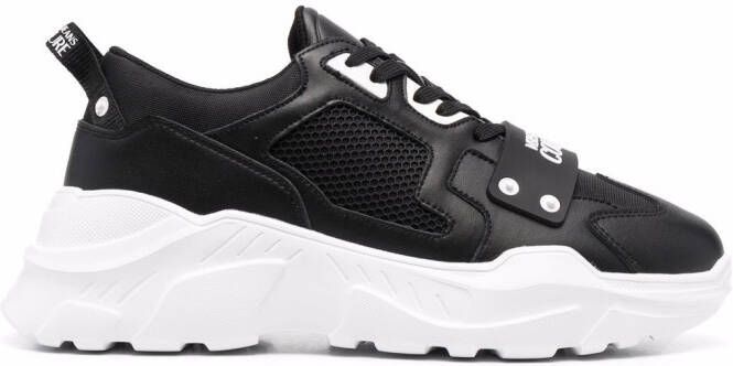 Versace Jeans Couture panelled chunky sneakers Black
