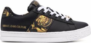 Versace Jeans Couture panelled low-top sneakers Black