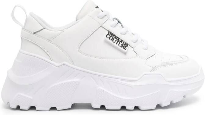 Versace Jeans Couture Speedtrack leather sneakers White