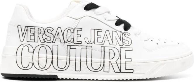 Versace Jeans Couture Starlight low-top leather sneakers White