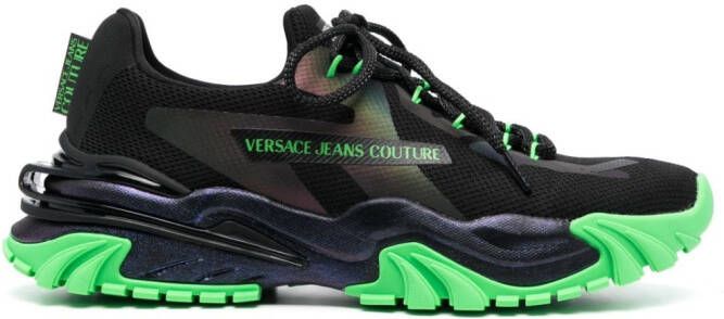 Versace Jeans Couture Trail panelled sneakers Black