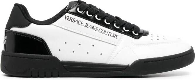 Versace Jeans Couture two-tone low-top sneakers Black