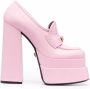 Versace Juno platform pumps Pink - Thumbnail 1
