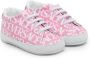 Versace Kids all-over logo-print sneakers Pink - Thumbnail 1