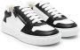 Versace Kids Greca-pattern panelled sneakers White - Thumbnail 1