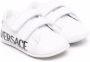 Versace Kids logo-print touch-strap trainers White - Thumbnail 1