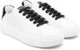Versace Kids two-tone leather sneakers White - Thumbnail 1