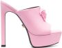 Versace La Medusa 140mm platform mules Pink - Thumbnail 1