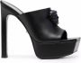 Versace La Medusa platform mules Black - Thumbnail 1