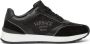 Versace logo-embroidered panelled sneakers Black - Thumbnail 1
