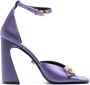 Versace Medusa 110mm satin sandals Purple - Thumbnail 1