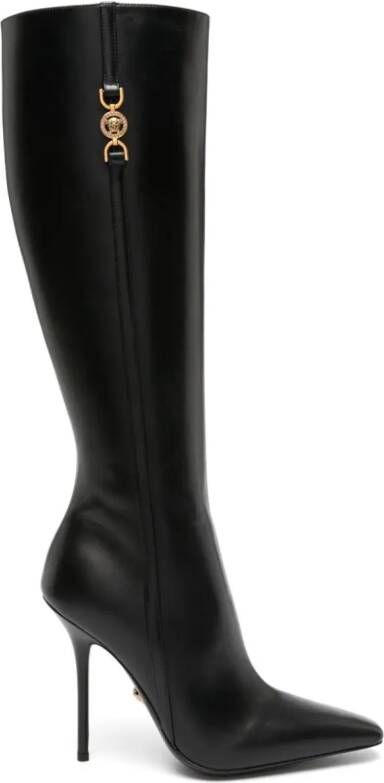 Versace Medusa '95 110mm leather boots Black