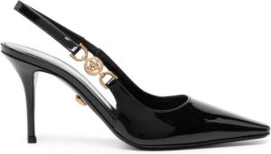 Versace Medusa '95 85mm patent pumps Black