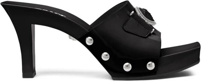 Versace Medusa Head 60mm leather mules Black