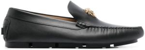 Versace Medusa Head leather loafers Black