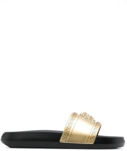 Versace Medusa Head pool slides Gold