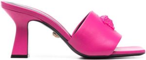 Versace Medusa leather sandals Pink
