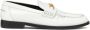 Versace Medusa-plaque leather loafers White - Thumbnail 1