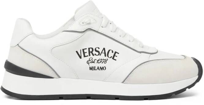 Versace Milano lace-up sneakers White